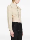 Rick Owens Dracucollar Jacket In Neutral