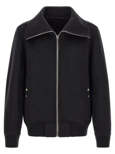 Rick Owens Dracuflight Bomber Jacket In Black
