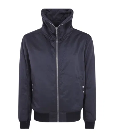 Rick Owens 'dracuflight' Bomber Jacket In Blue