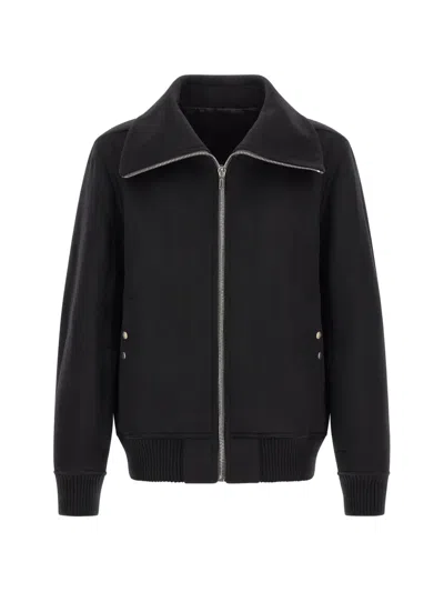 RICK OWENS DRACUFLIGHT WOOL BOMBER JACKET
