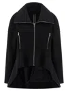 Rick Owens Long-sleeved Casual Jacket In Black