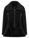 Rick Owens 'draculimo' Coat In Black