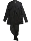 Rick Owens Drain Cut-out Blouse In ブラック