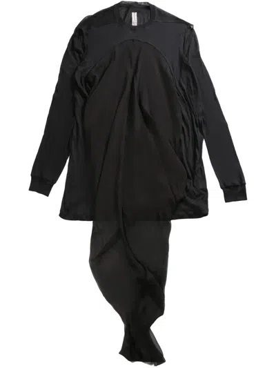 Rick Owens Drain Cut-out Blouse In ブラック
