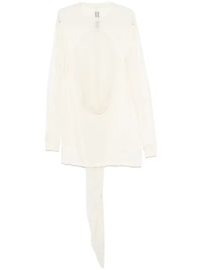 Rick Owens Drain T-shirt In Neutrals