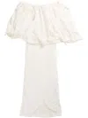 Rick Owens Draped Cotton Top In White