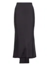 Rick Owens Draped-detail Asymmetric-hem Skirt In Multi