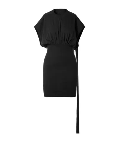 Rick Owens Draped Dress In Black