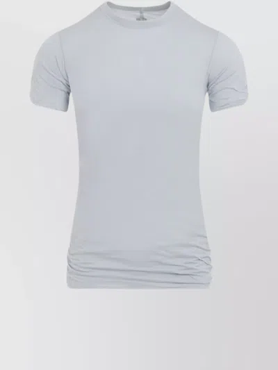 RICK OWENS DRAPED EFFECT DOUBLE SS T-SHIRT