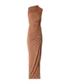 Rick Owens Svita Ruched Maxi Dress
