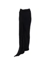 Rick Owens Black Solid Maxi Skirt In Black