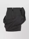 Rick Owens Draped Mini Skirt Asymmetric Hem