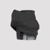Rick Owens Draped Mini Skirt Women In Black