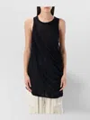 Rick Owens Draped Neck Sheer Sleeveless Top