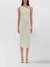 Rick Owens Amira Draped Jersey One-shoulder Dress