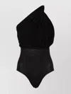 Rick Owens One-shoulder Draped Bodysuit
