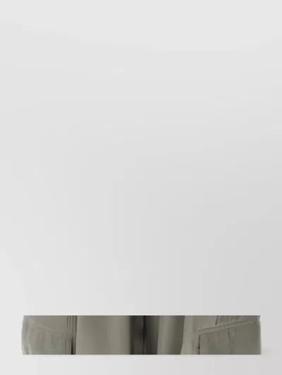 Rick Owens Draped Sheer Tank Top In Gray