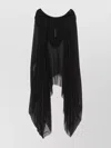Rick Owens Draped Sheer V-neck Coverups