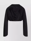 Rick Owens Draped Tech Fabric Top With Button Detail