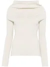 Rick Owens Draped Long-sleeves Top