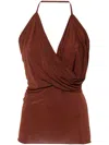 Rick Owens Burgundy Edfu Maxi Skirt In 褐色
