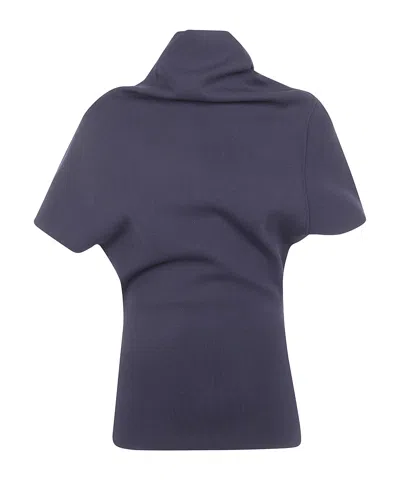 Rick Owens Short-sleeve Top In Blue