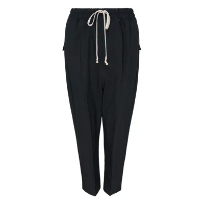 Rick Owens Drawstring Astaires Cropped Pants
