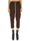 RICK OWENS DRAWSTRING ASTAIRES CROPPED PANTS