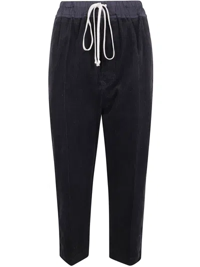 RICK OWENS RICK OWENS "DRAWSTRING ASTAIRES" CROPPED TROUSERS