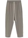 Rick Owens Gray Hollywood Drawstring Astaires Lounge Pants In Grey
