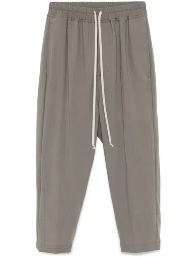 RICK OWENS DRAWSTRING ASTAIRES CROPPED TROUSERS
