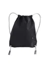Rick Owens Drawstring Leather Backpack In Black