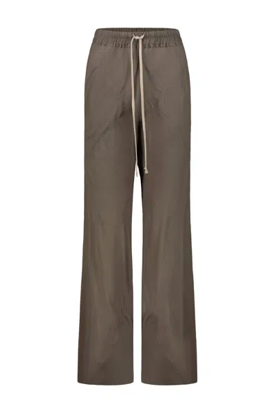 Rick Owens Drawstring Belas Trousers In Brown