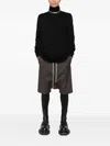Rick Owens Drawstring Bermuda Shorts In Gray