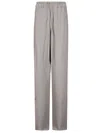 Rick Owens Drawstring-waist Trousers In Gray