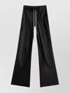 Rick Owens Drawstring Bias Trousers Featuring Pockets In Black