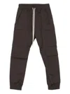 Rick Owens Drawstring Cargo Trousers In Brown