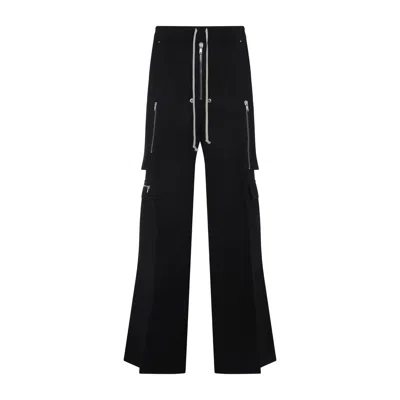 RICK OWENS ZIP-POCKET CARGO TROUSERS