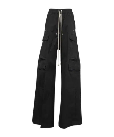 Rick Owens Drawstring Casual Pants In Black