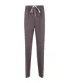 Rick Owens Concordians Drawstring Pocket Trousers In Brown