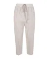 Rick Owens Drawstring Pocket Trousers In Neutral