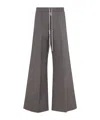 Rick Owens Wide-leg Pantsfit And Drawstring Closure In Black