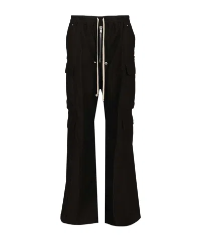 Rick Owens Drawstring Casual Pants In Black