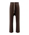 Rick Owens Drawstring Casual Pants In Black