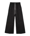 Rick Owens Stretch-cotton Poplin Cargo Trousers In Black