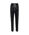 Rick Owens Drawstring Casual Pants In Black
