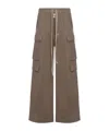 Rick Owens Drawstring Casual Pants In Brown