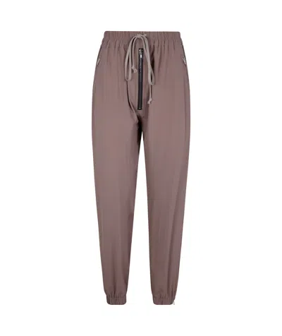 Rick Owens Drawstring Casual Pants In Gray