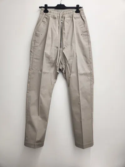 Rick Owens Drawstring Casual Pants In Gray
