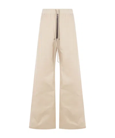 Rick Owens Drawstring Casual Pants In Nude